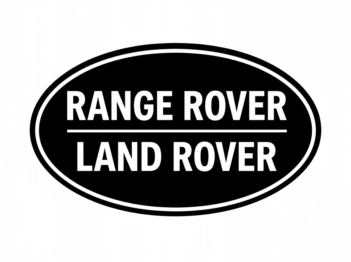 Range Rover Land Rover logo black and white